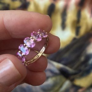 Effy 3 carat pink sapphire band